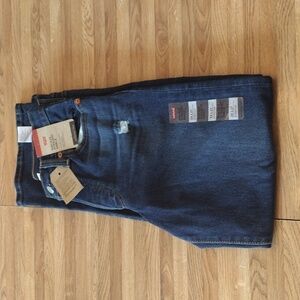 Levi's Women's Ribcage Ripped High Waist Straight Ankle Jeans Size 24/27